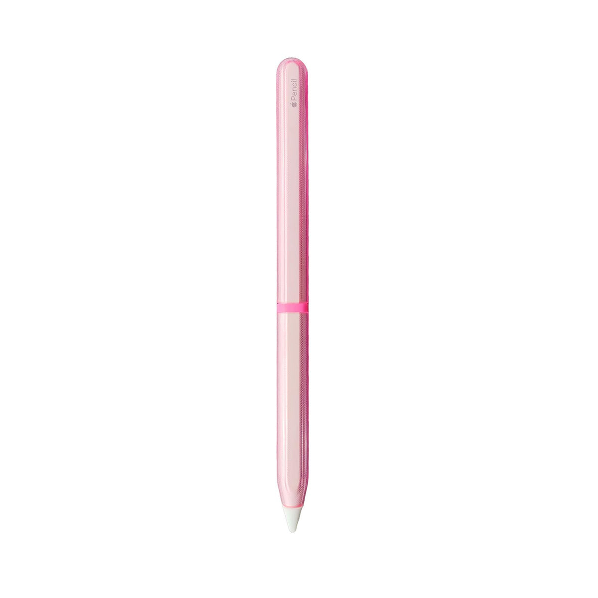 Pink Protective Pencil Case with 2 Silicone Tip Covers W5564