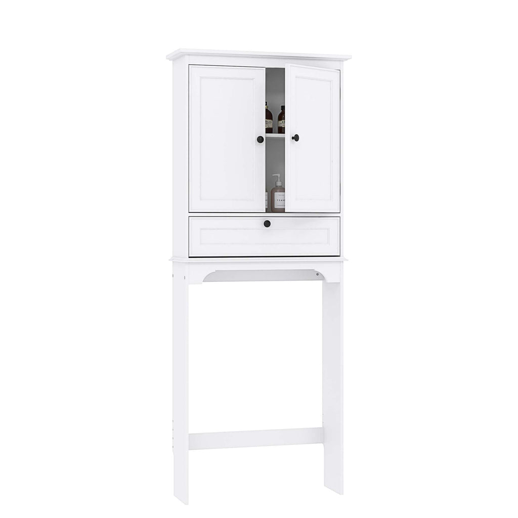 White Over the Toilet Storage Cabinet I666