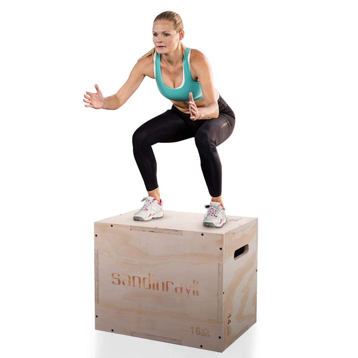 3-in-1 Wooden Plyo Jump Box W437