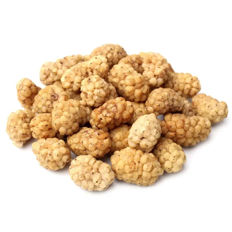 White Mulberries Sun-Dried Dried Fruit 8 Oz J9870