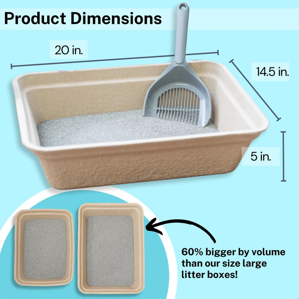 Disposable Litter Boxes 4-Pack D4542