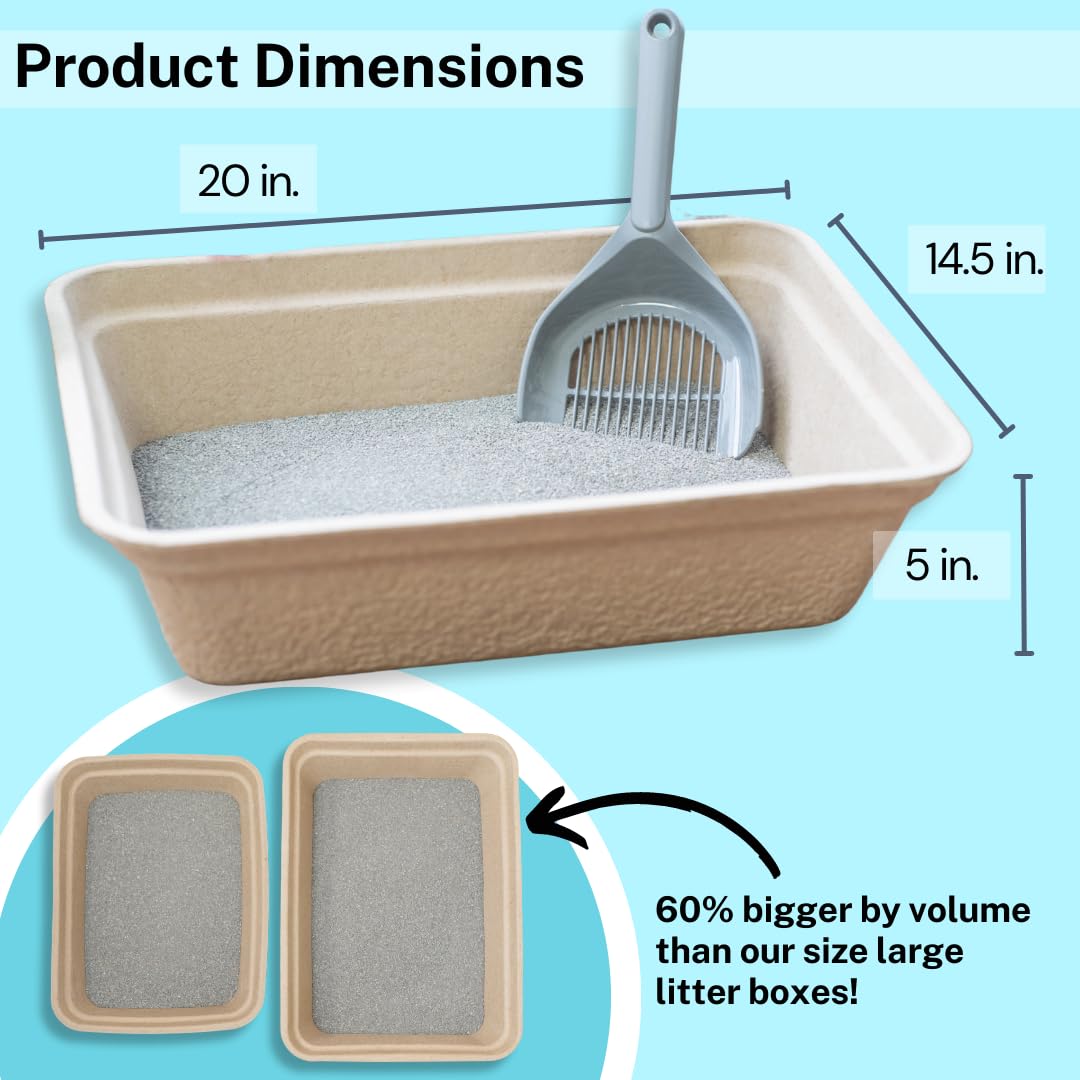 Disposable Litter Boxes 4-Pack D4542