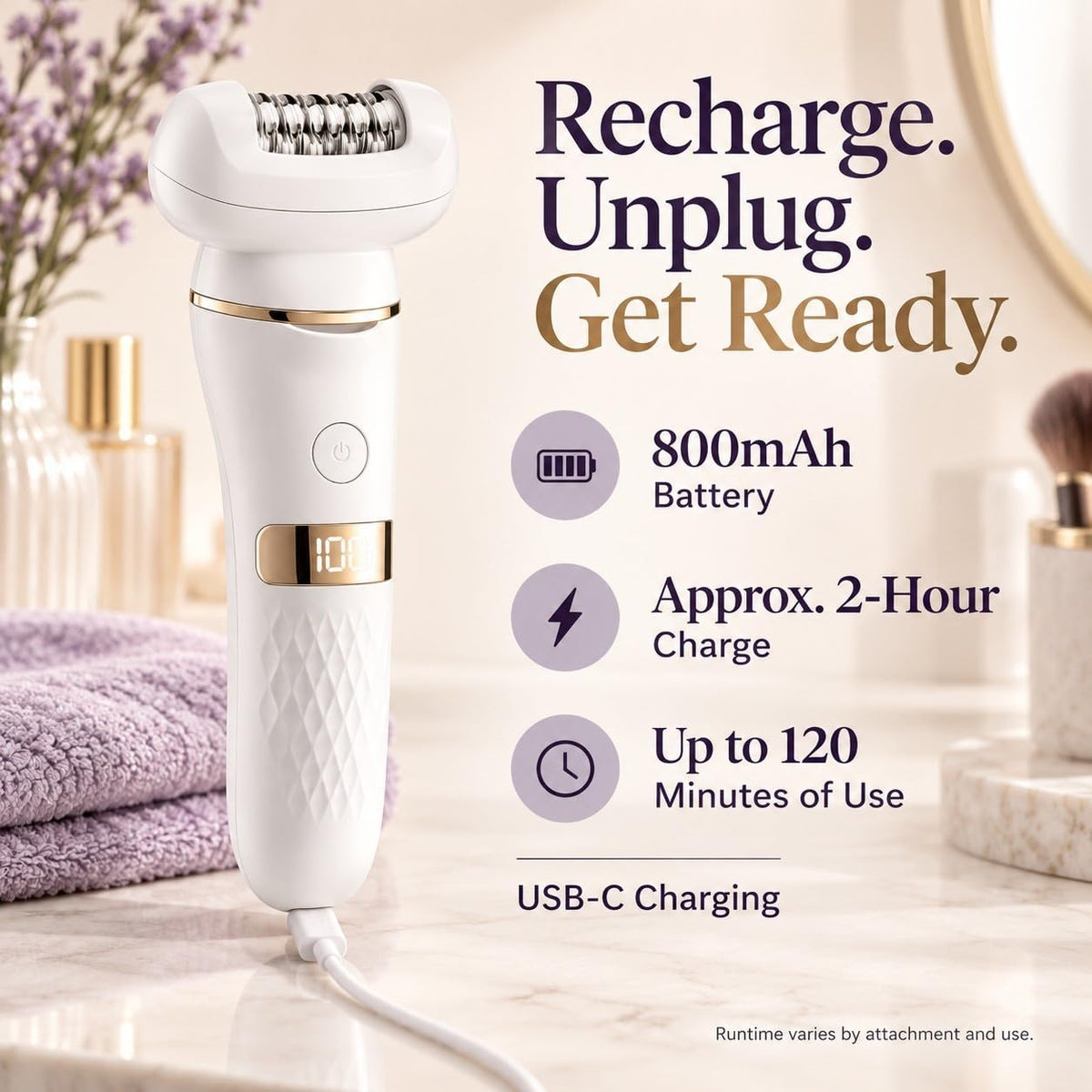 5-in-1 Electric Shaver IPX7 Waterproof I85661