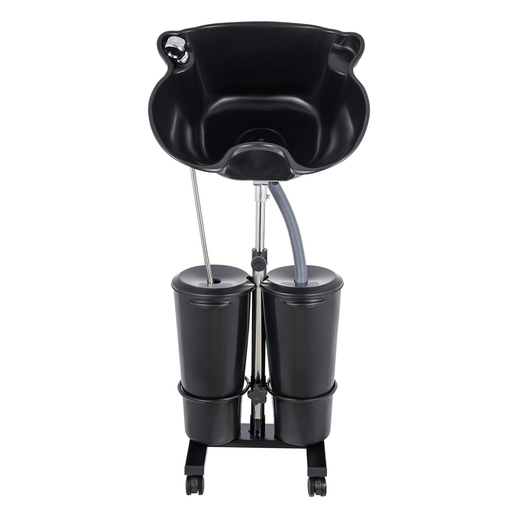 Portable Shampoo Bowl with Electric Pump and Drain Hoses Y792