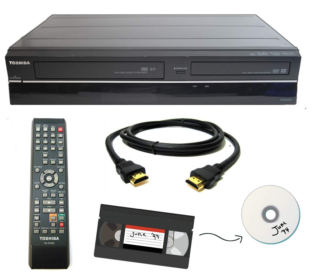 VHS to DVD Recorder VCR Combo with Remote Z7260