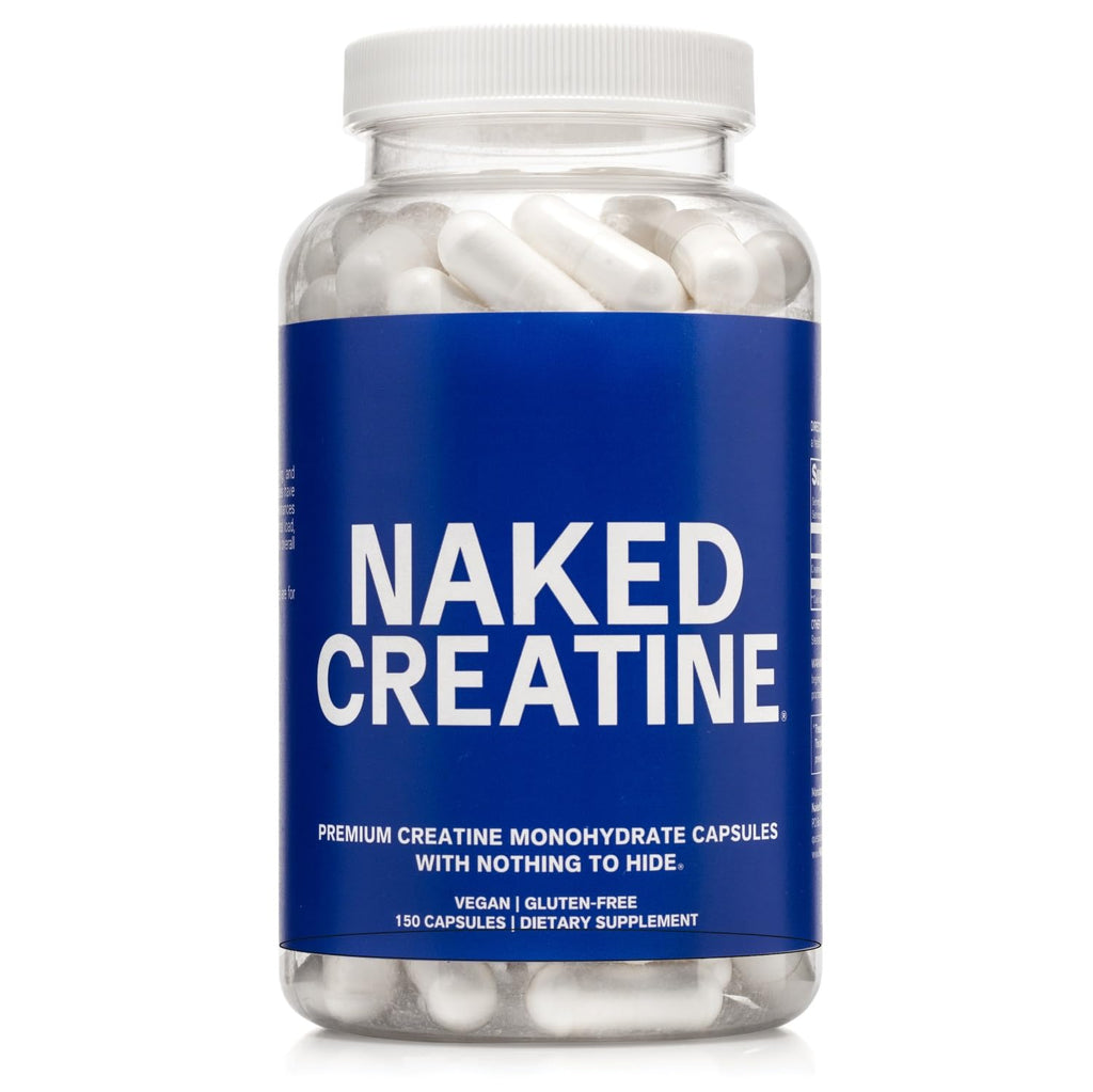 Micronized Creatine Monohydrate Capsules 2.5g 75 Servings Vegan B75903