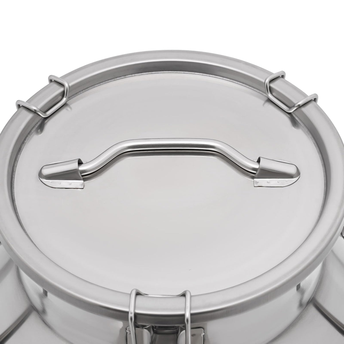 30L Stainless Steel Milk Can with Handle Sealed Lid and Faucet N514457