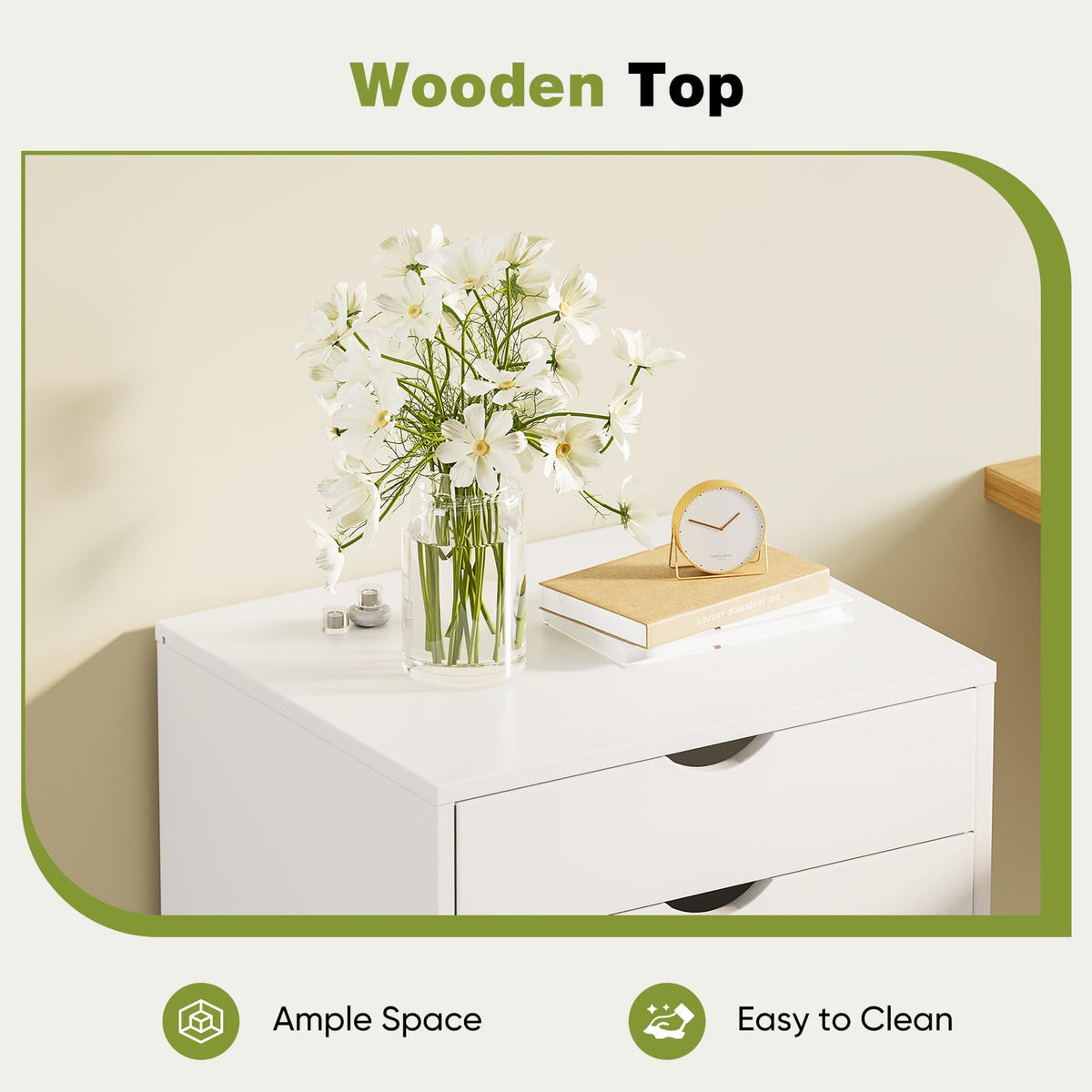 5 Drawer Wooden Dresser T822