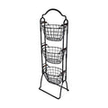 Adjustable 3-Tier Metal Floor Standing Storage Basket G2459