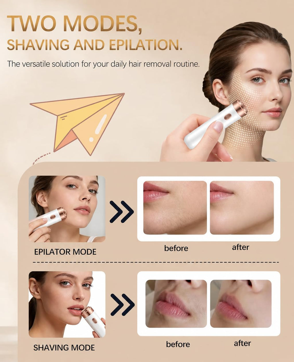 Facial Hair Removal for Women K55553