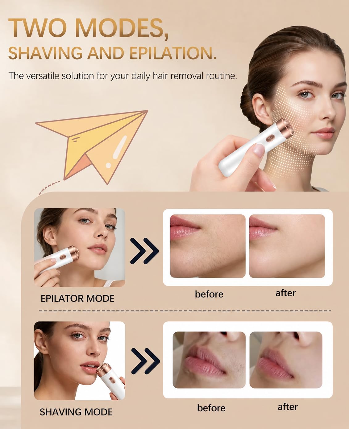 Facial Hair Removal for Women K55553