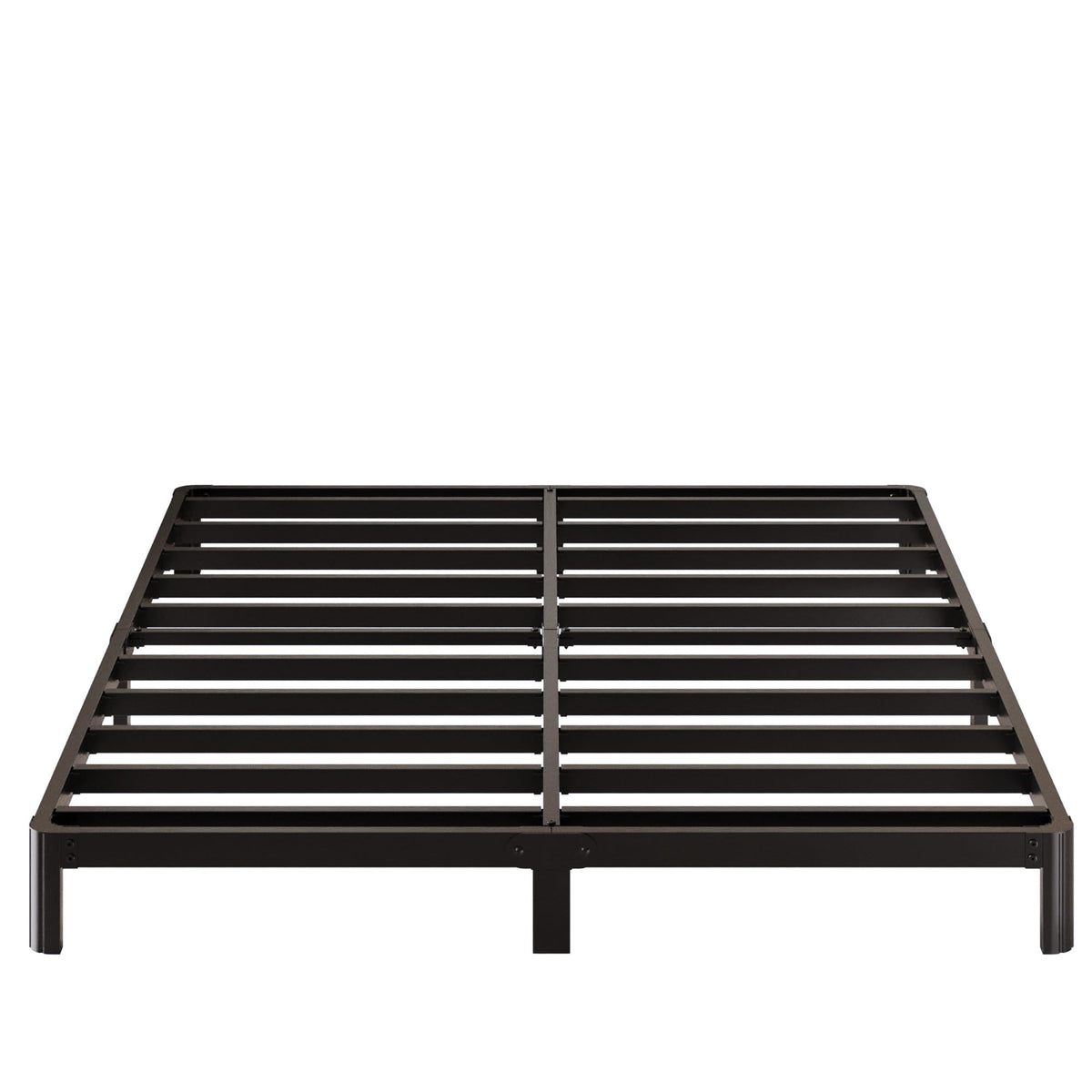 Black 7 Inch Queen Metal Platform Bed Frame P81452