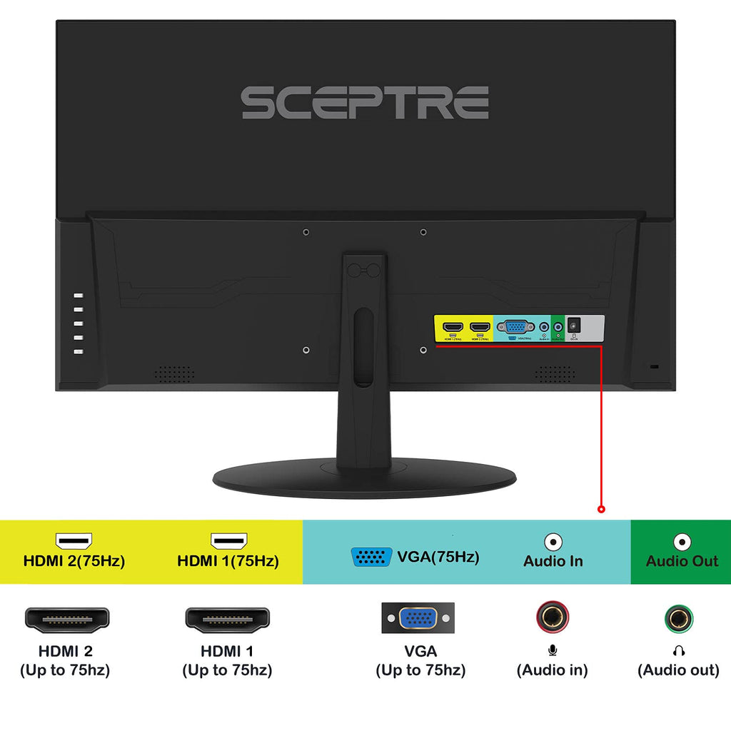 24-Inch IPS LED Computer Monitor 1080p 75Hz Black G9397