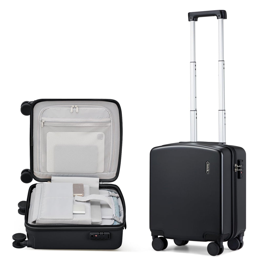 16 Inch Underseat Hard Shell Carry On Luggage with TSA Lock L56704