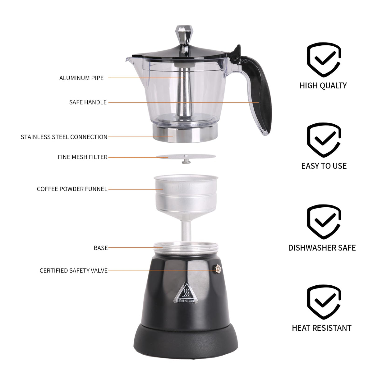 Electric Espresso Coffee Maker B124