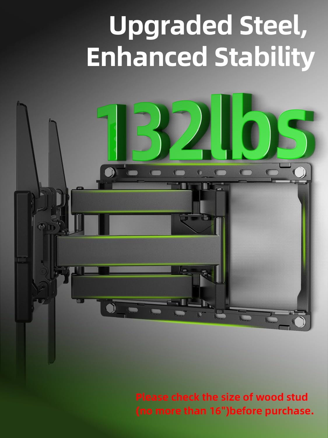 Full Motion TV Wall Mount for 42-90 inch Flat Screen U939913