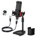 XLR Cardioid Condenser Podcast Microphone with Desktop Stand G35042