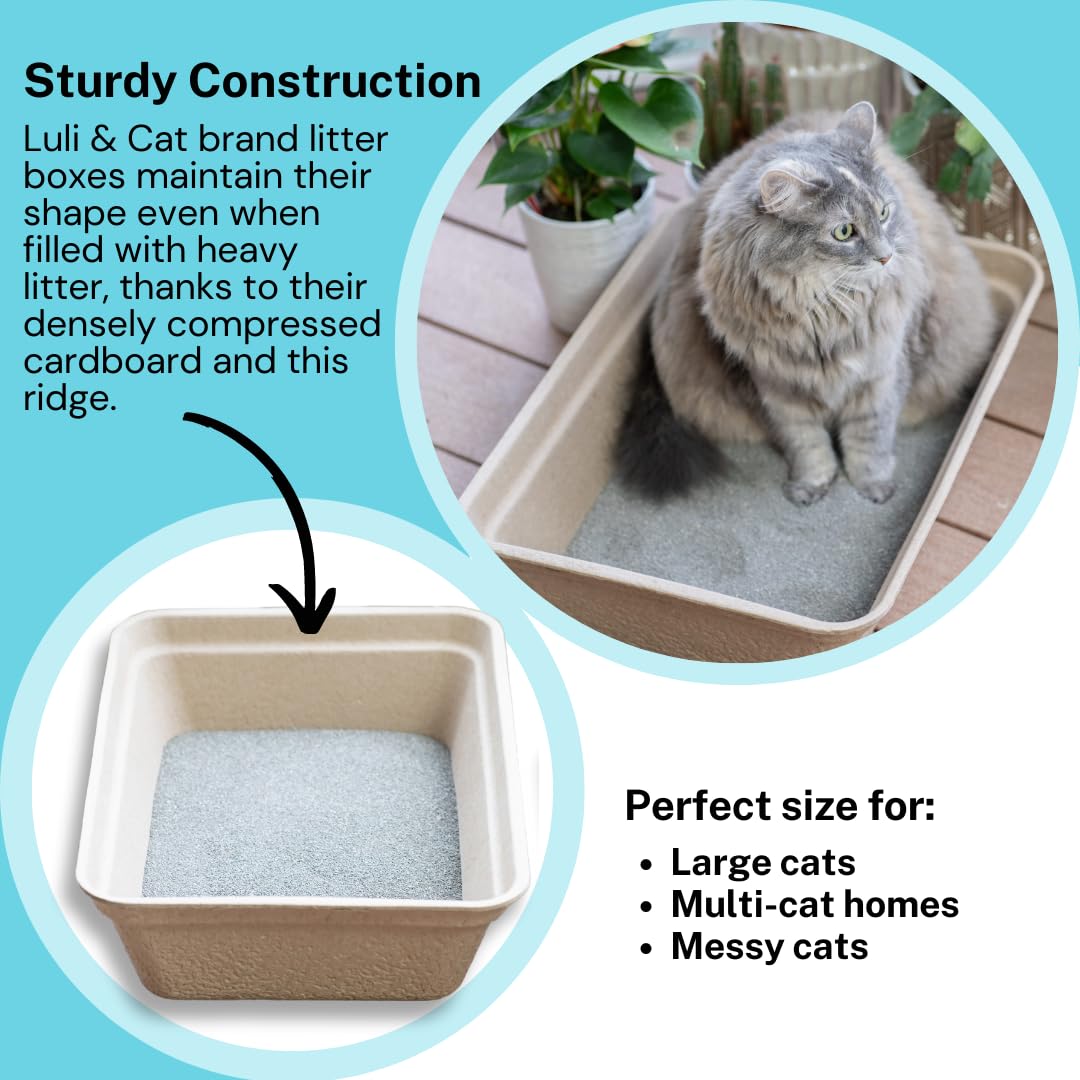 Disposable Litter Boxes 4-Pack D4542