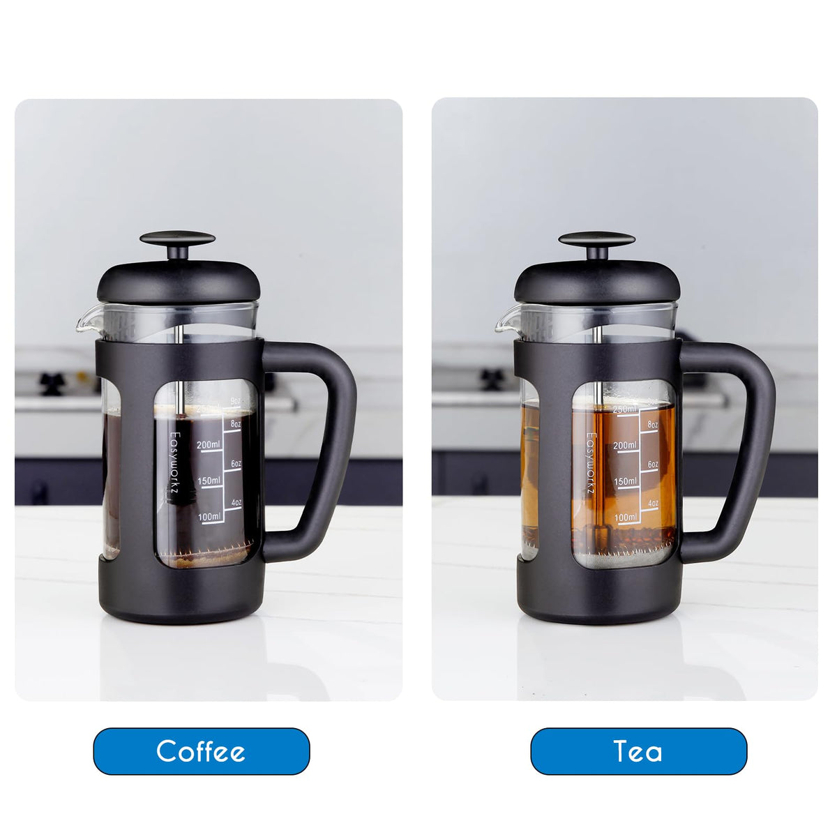 12 oz Borosilicate Glass French Press H278