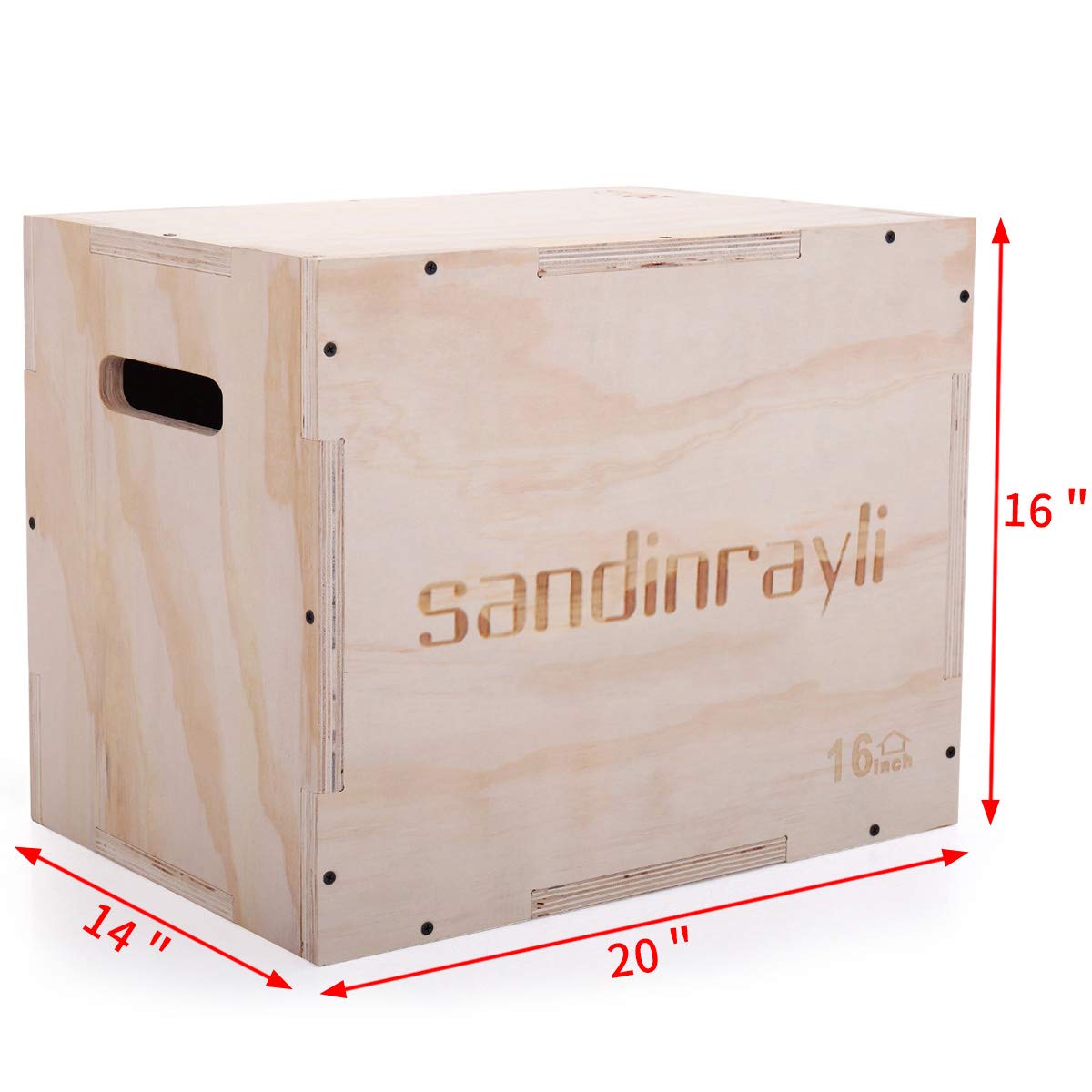 3-in-1 Wooden Plyo Jump Box W437