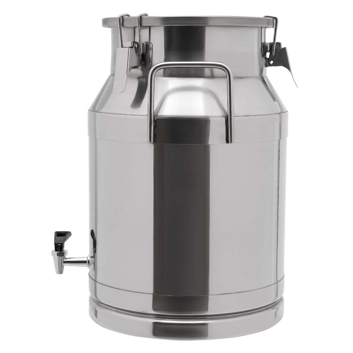 30L Stainless Steel Milk Can with Handle Sealed Lid and Faucet N514457