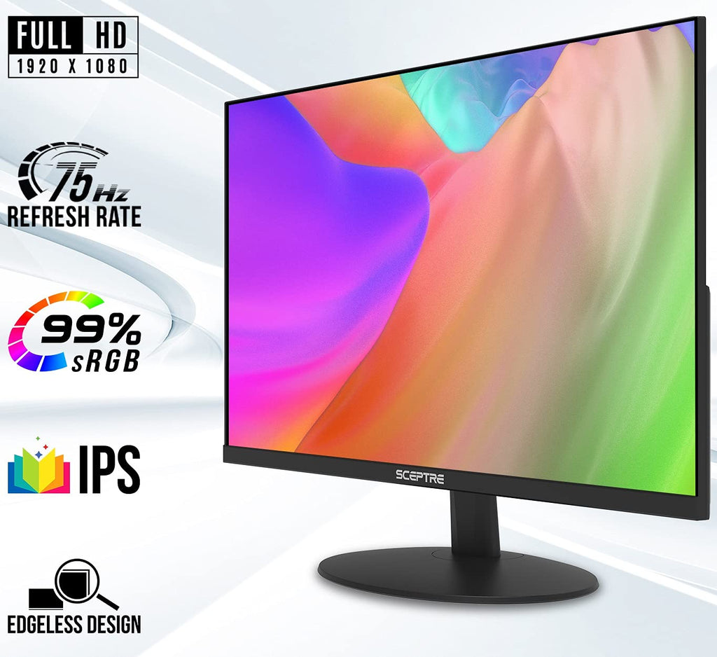 24-Inch IPS LED Computer Monitor 1080p 75Hz Black G9397