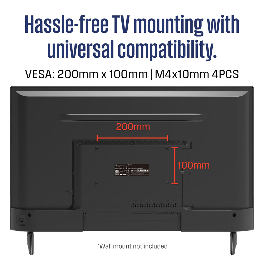 32-inch HD Smart Flat Screen TV with Voice Remote Y4641