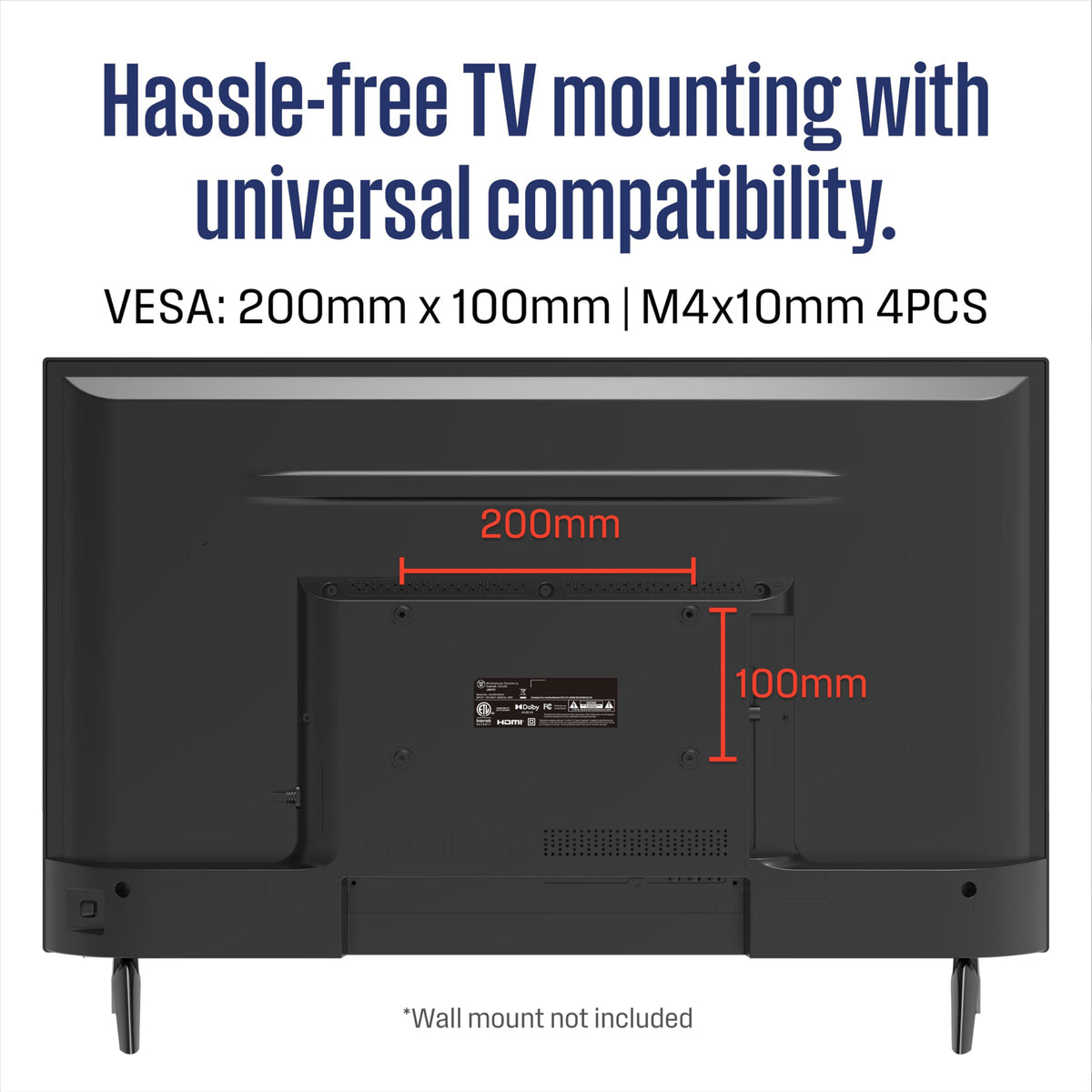 32-inch HD Smart Flat Screen TV with Voice Remote Y4641