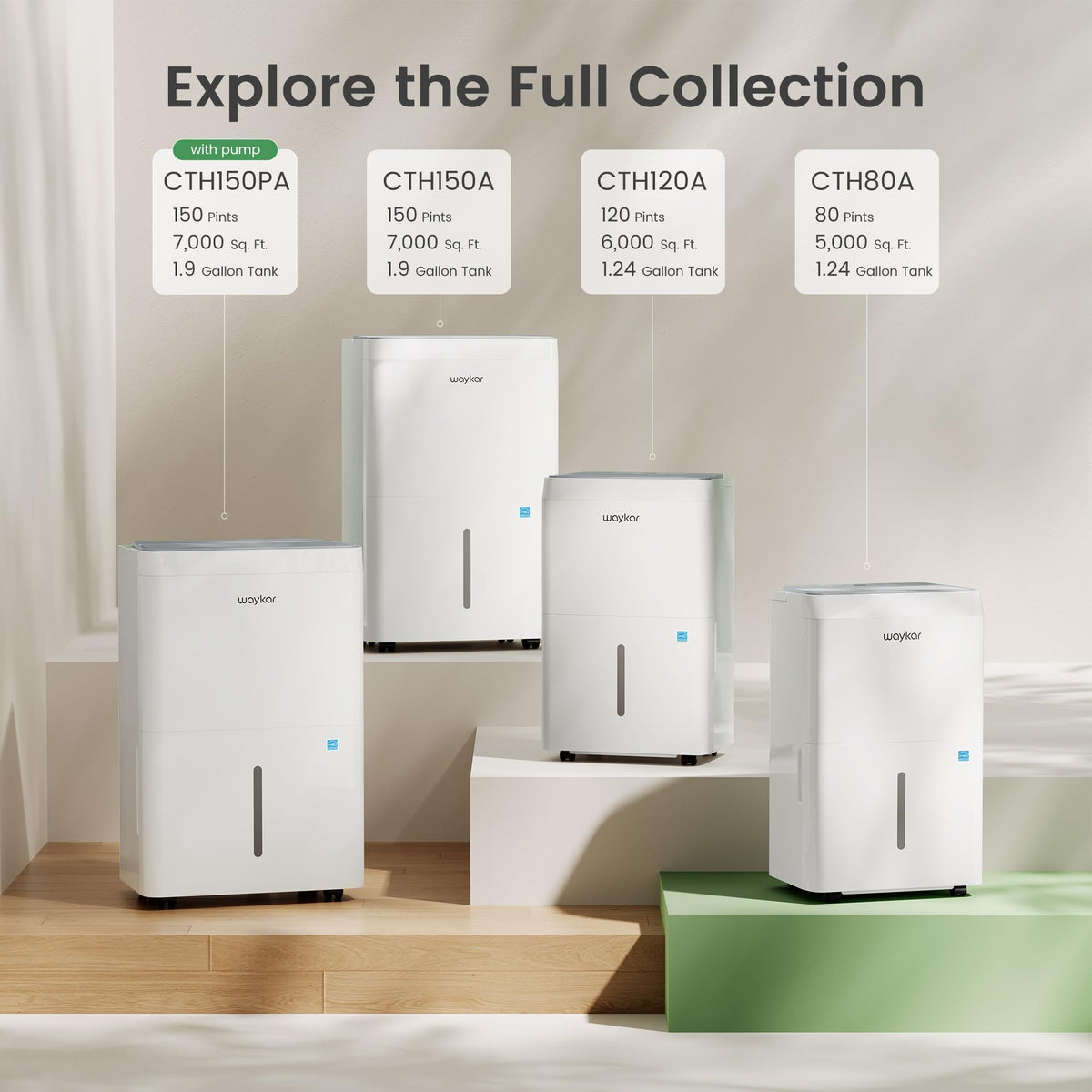 150 Pint Dehumidifier with Pump W2410
