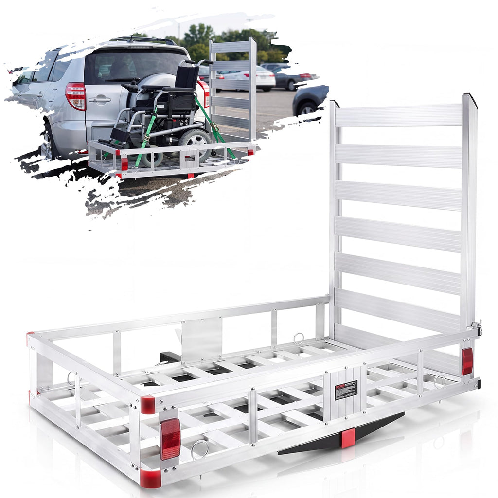 50" Aluminum Wheelchair Carrier with Ramp C1069