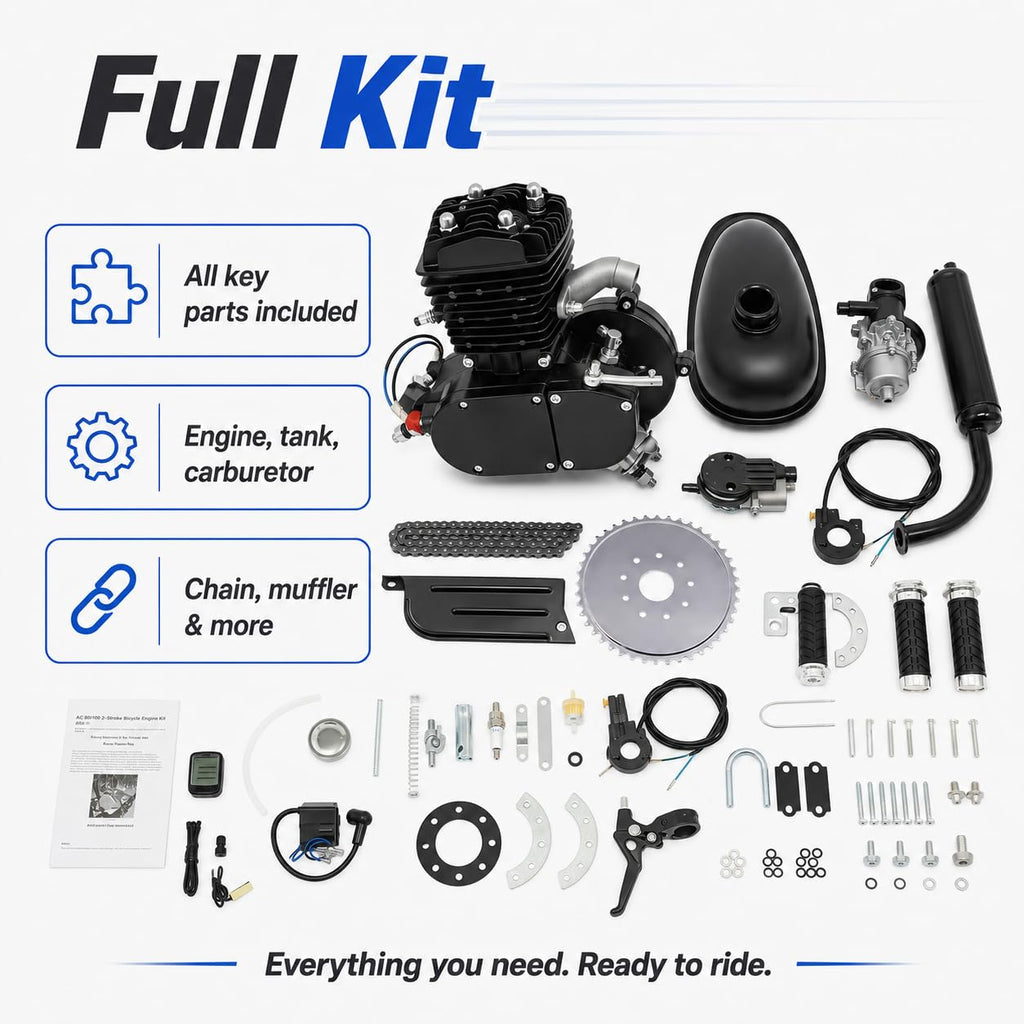 80cc 2 Stroke Bicycle Engine Kit H579834