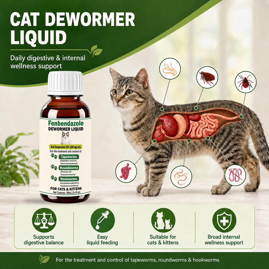 Liquid Dewormer Oral Suspension for Cats E98152