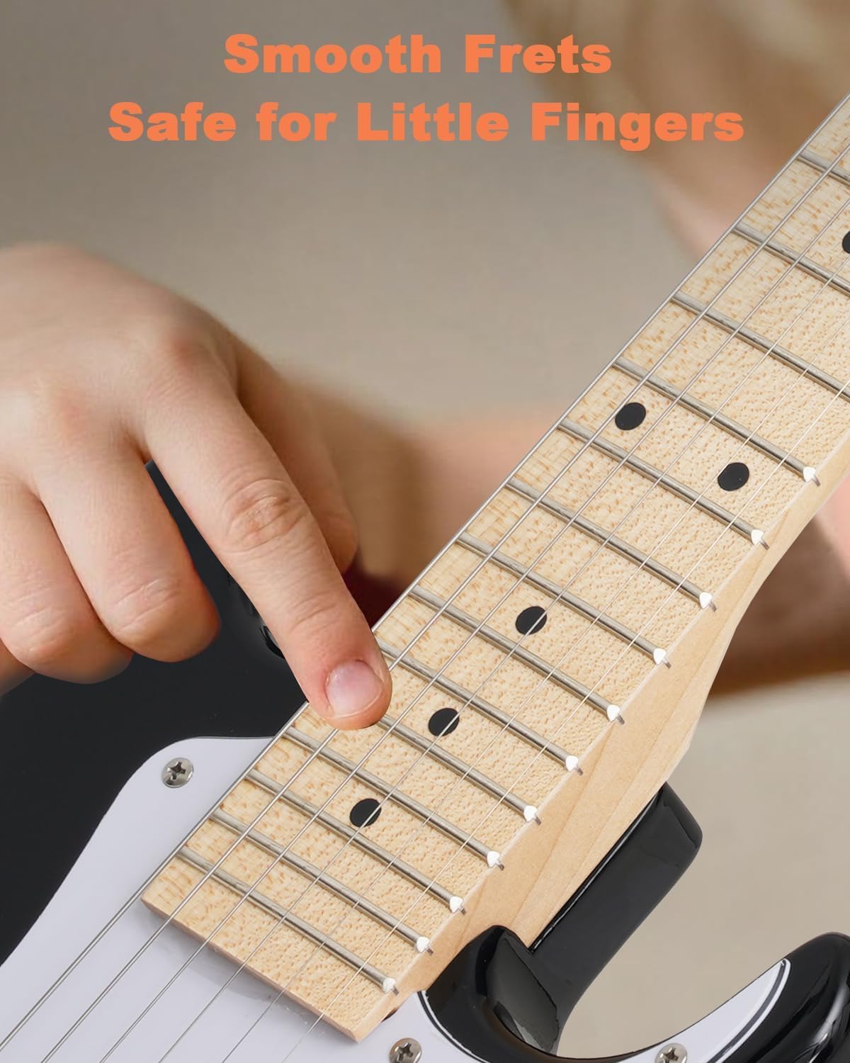 30 Inch Kids Electric Guitar Kit with 5W Amp Black K301