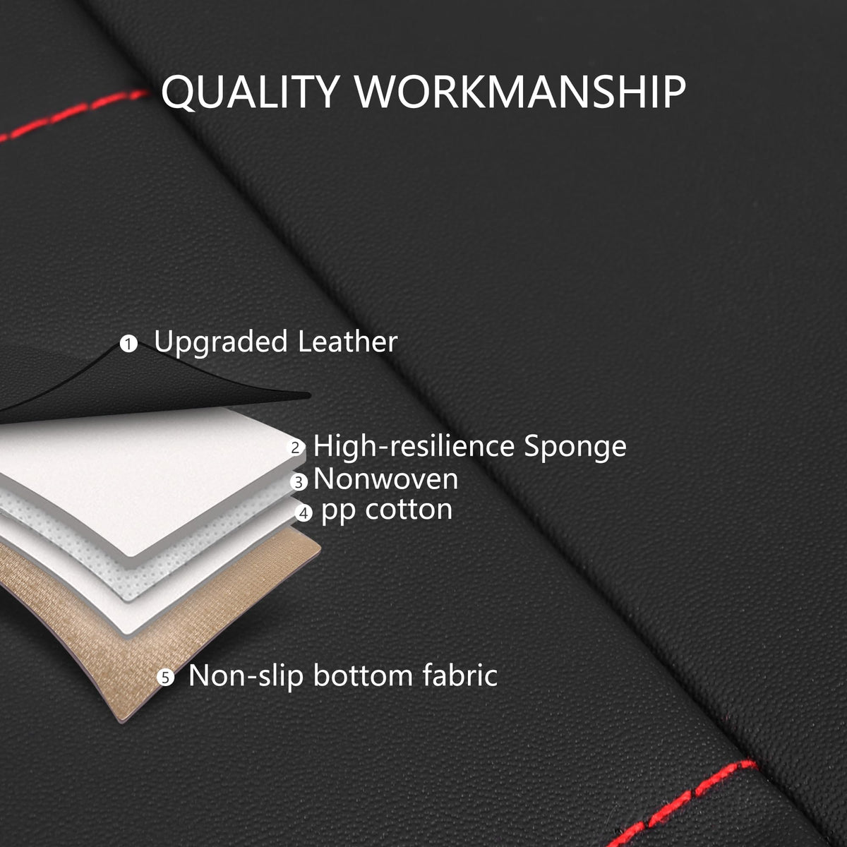 Waterproof Faux Leather Car Seat Cover T321923