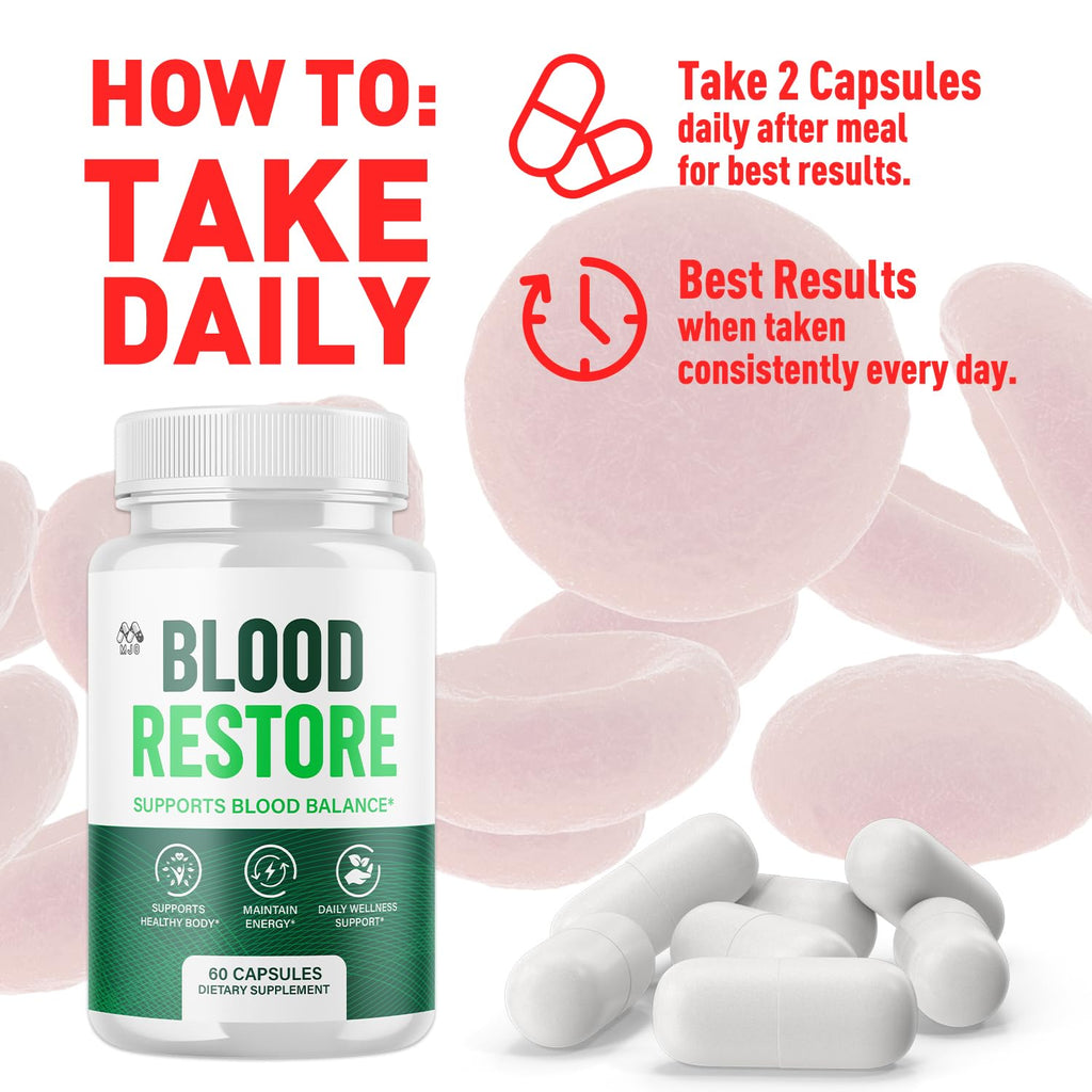 All Natural Blood Health Support Capsules 60 Capsules L178238