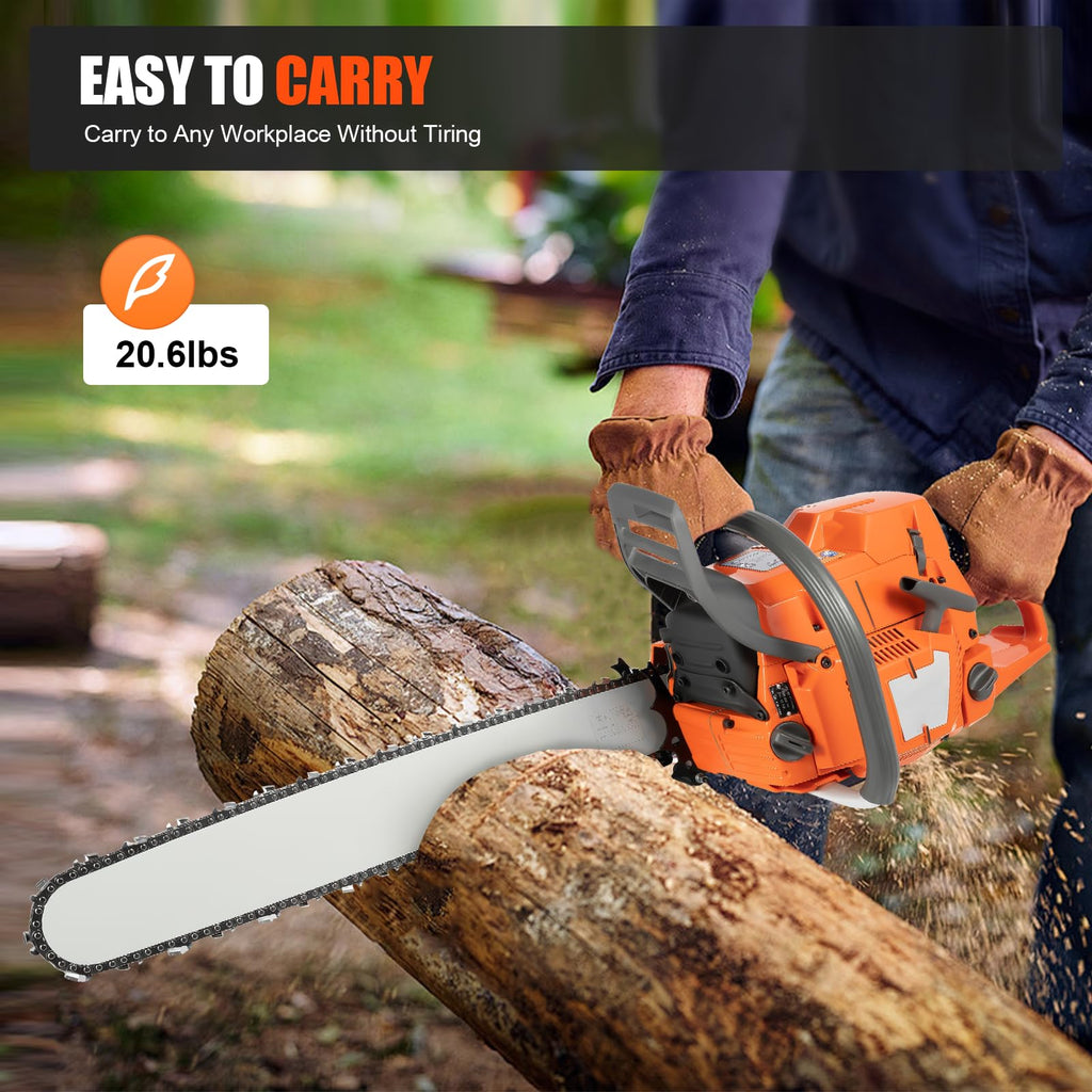 24 Inch 72CC Gas Chainsaw B8198