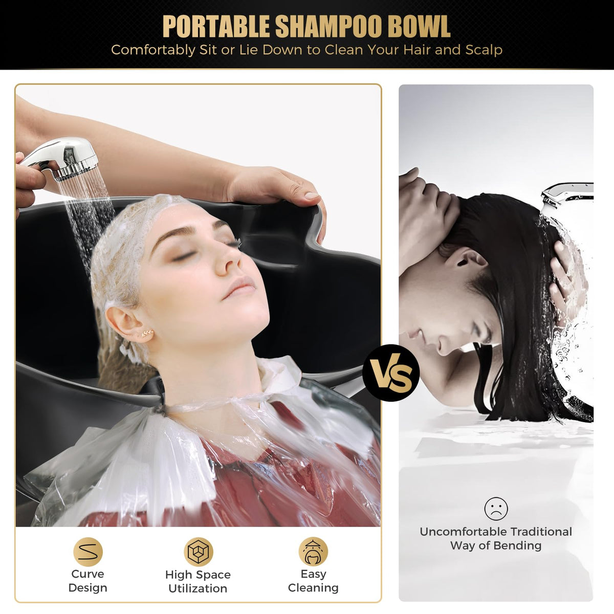 Portable Shampoo Unit with Electric Pump and Drain Hoses R663327