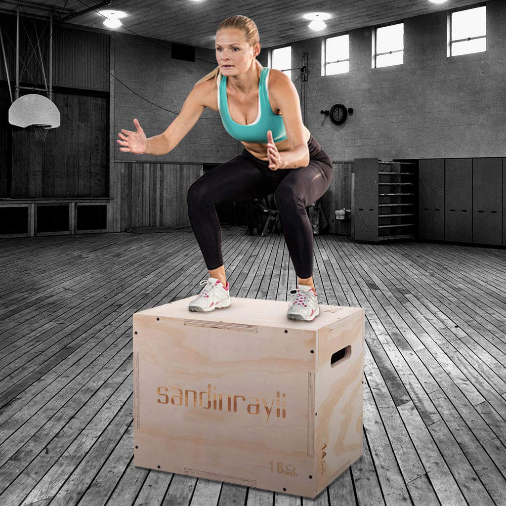 3-in-1 Wooden Plyo Jump Box W437
