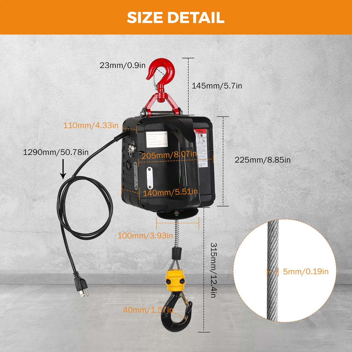 3-in-1 Portable Electric Hoist P500368