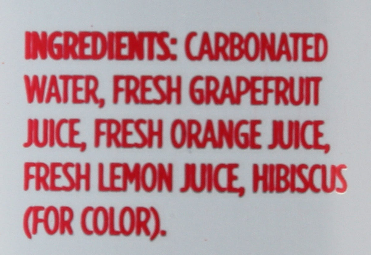 Grapefruit Sparkling Water 12 Fl Oz G4667