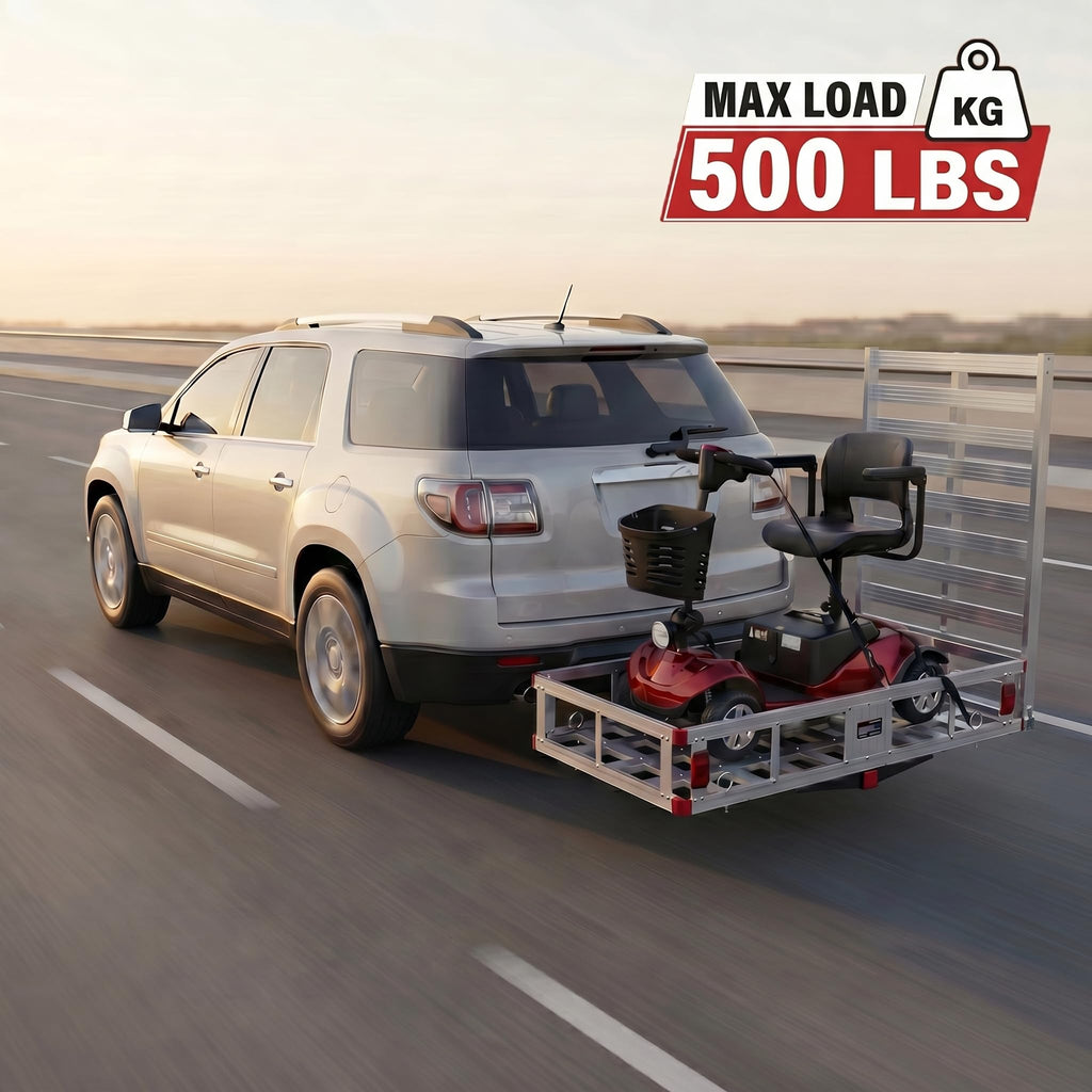 50" Aluminum Wheelchair Carrier with Ramp C1069