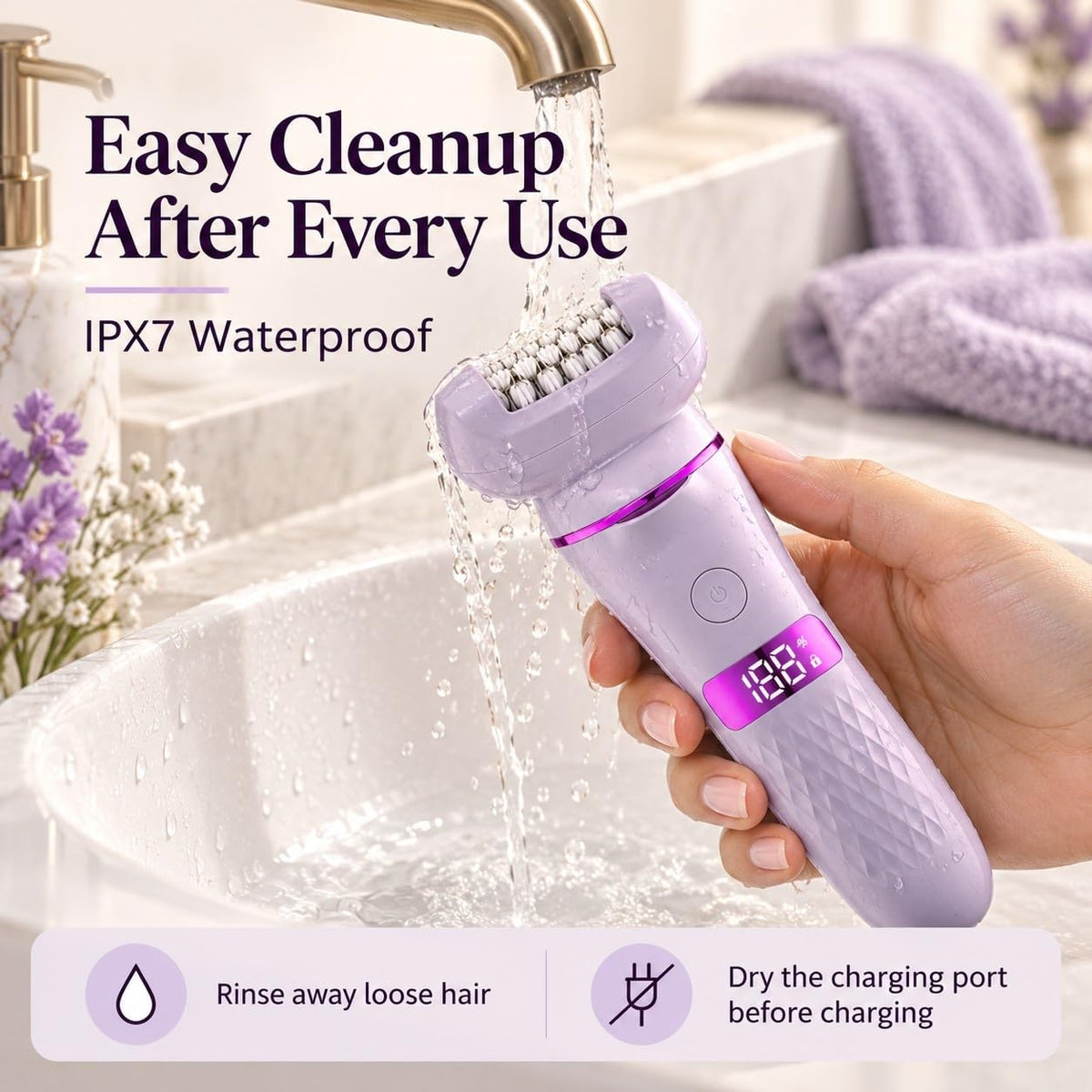 5-in-1 Electric Shaver IPX7 Waterproof I85661