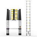 Telescoping Extension Ladder 12.5FT Aluminum with Carry Bag X96530