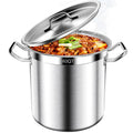 40QT Stainless Steel Stockpot with Lid V10324