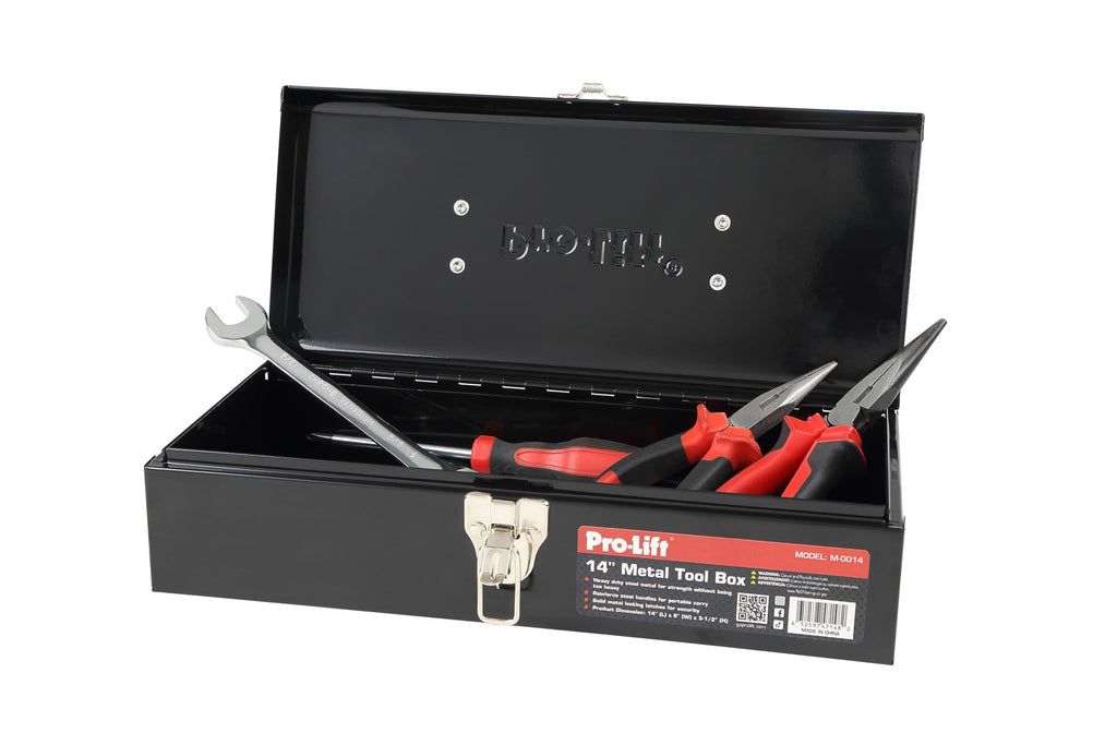 14-inch Metal Tool Box with Handle P89201