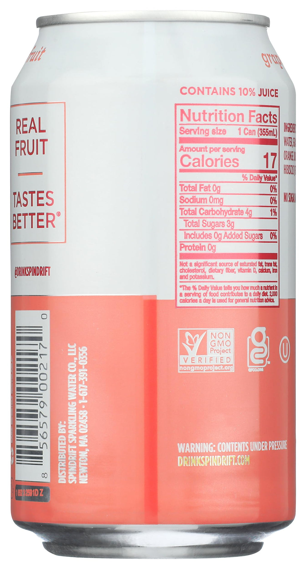 Grapefruit Sparkling Water 12 Fl Oz G4667