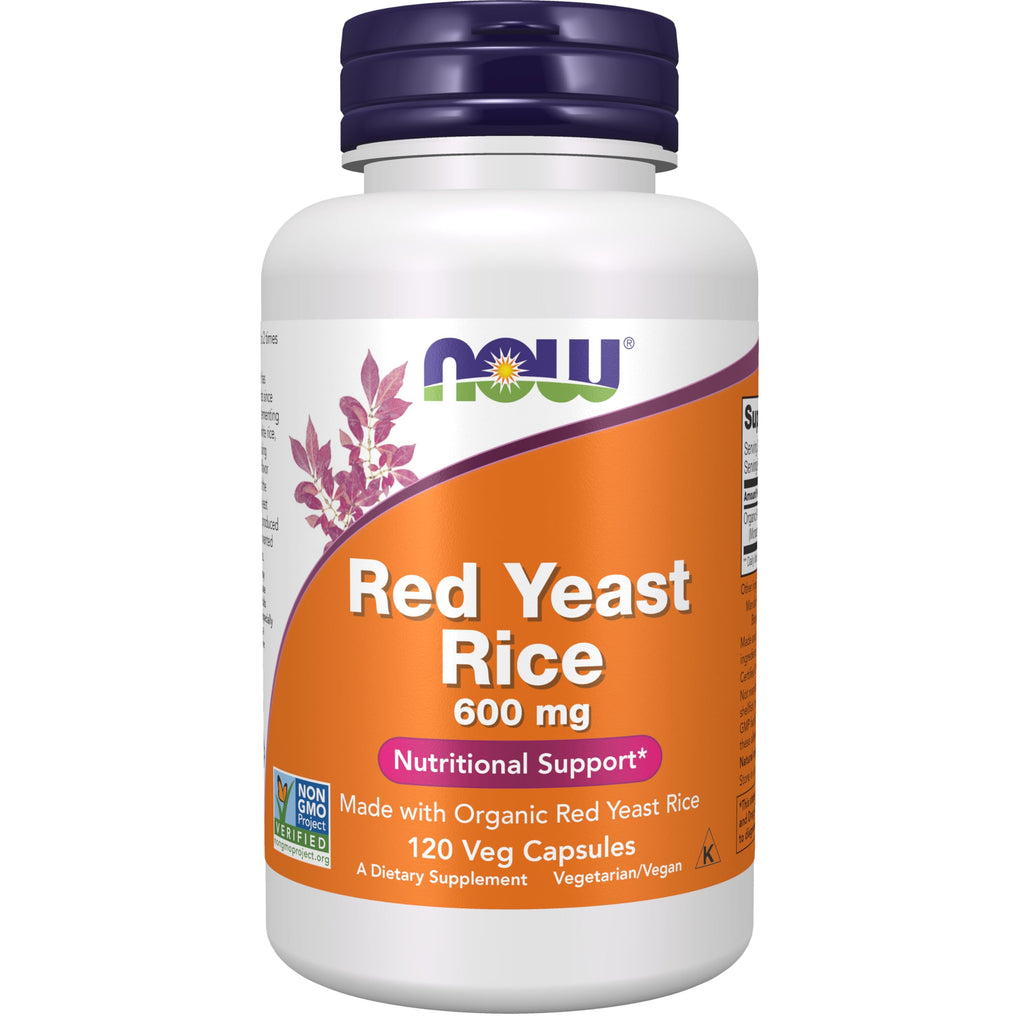 Red Yeast Rice 600 mg 120 Veg Caps N55462