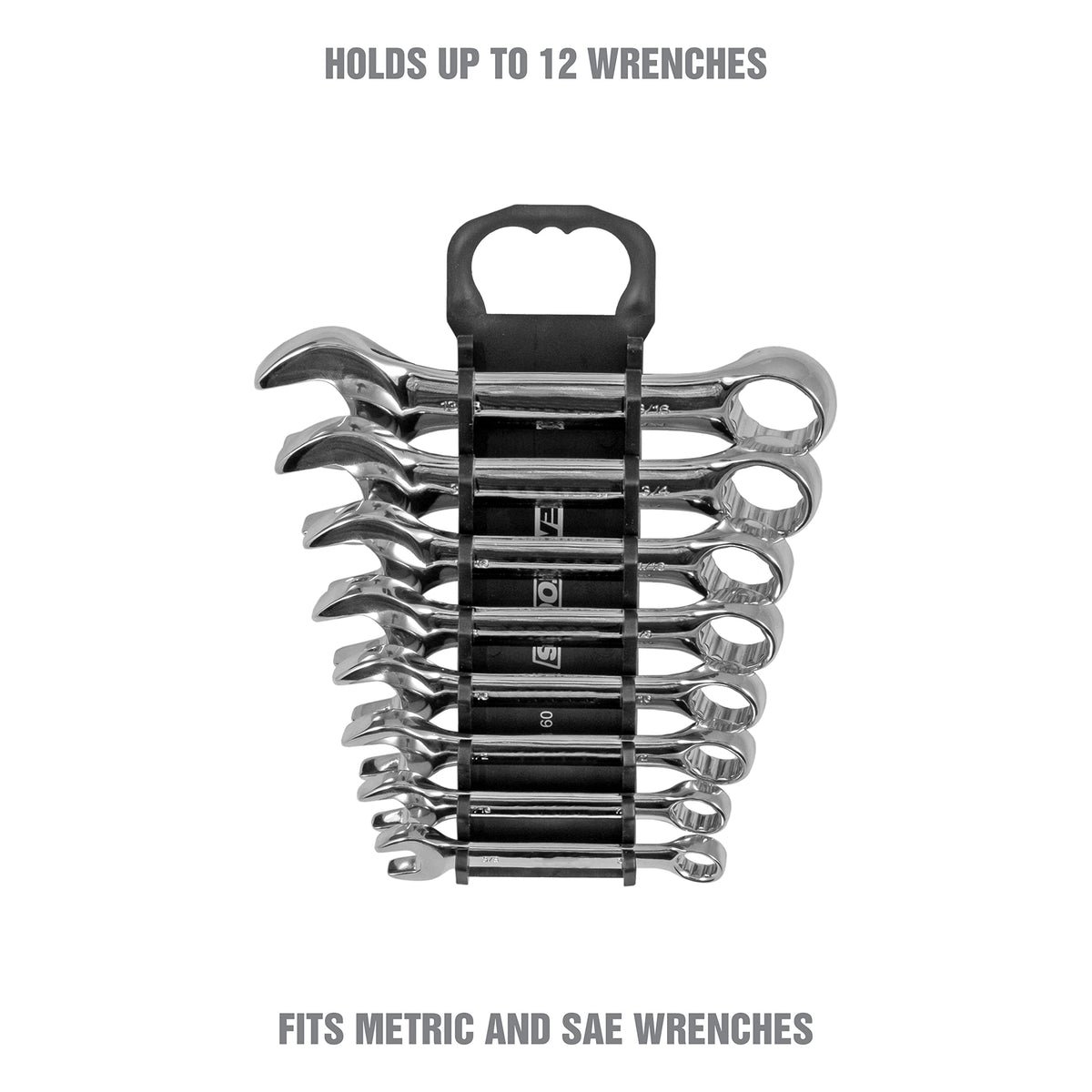 Black 10 Inches Wrench Organizer D279856