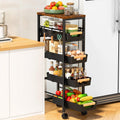 Slim Storage Cart with Wheels E3931