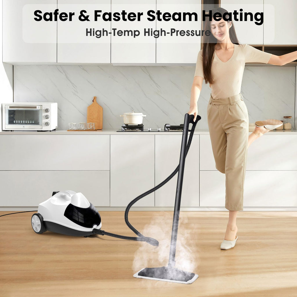 1.5L 6-in-1 Steam Cleaner with 8 Accessories A66172